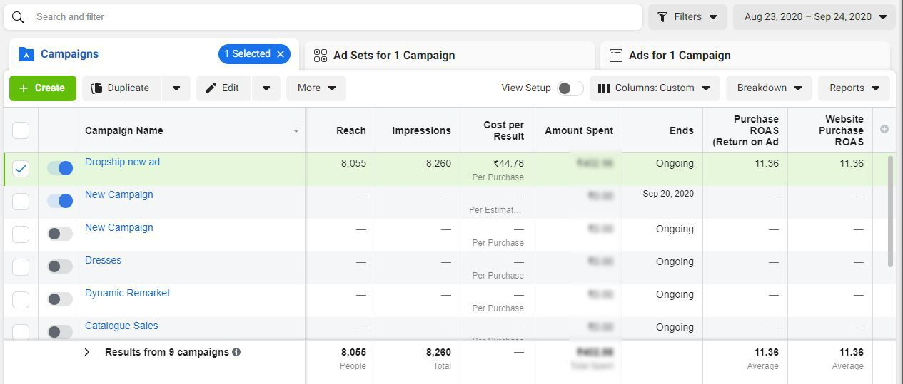 Increase ROAS for dropshipping store