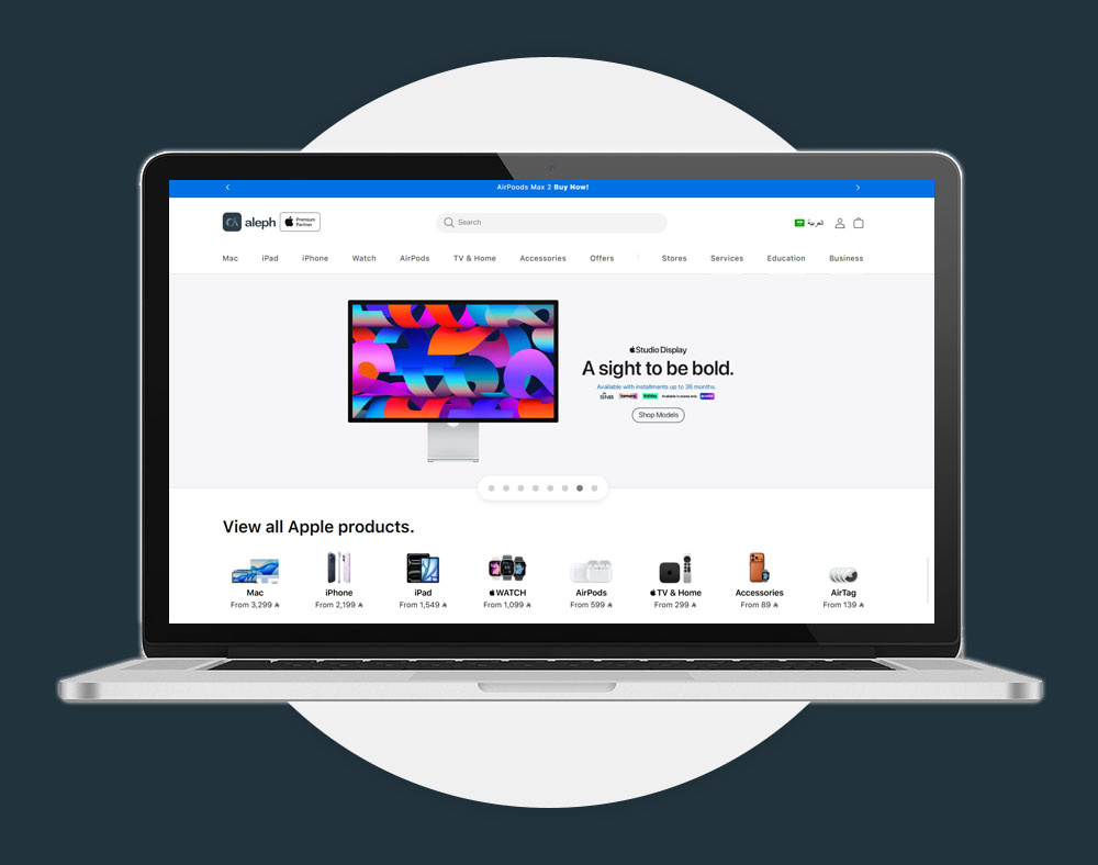 Shopify Electronics Apple products online store