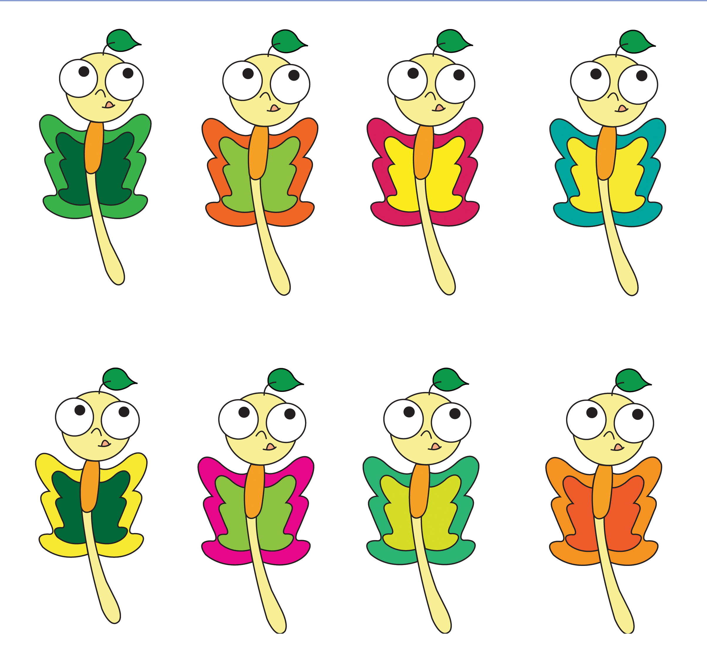 Butterfly Character Design 