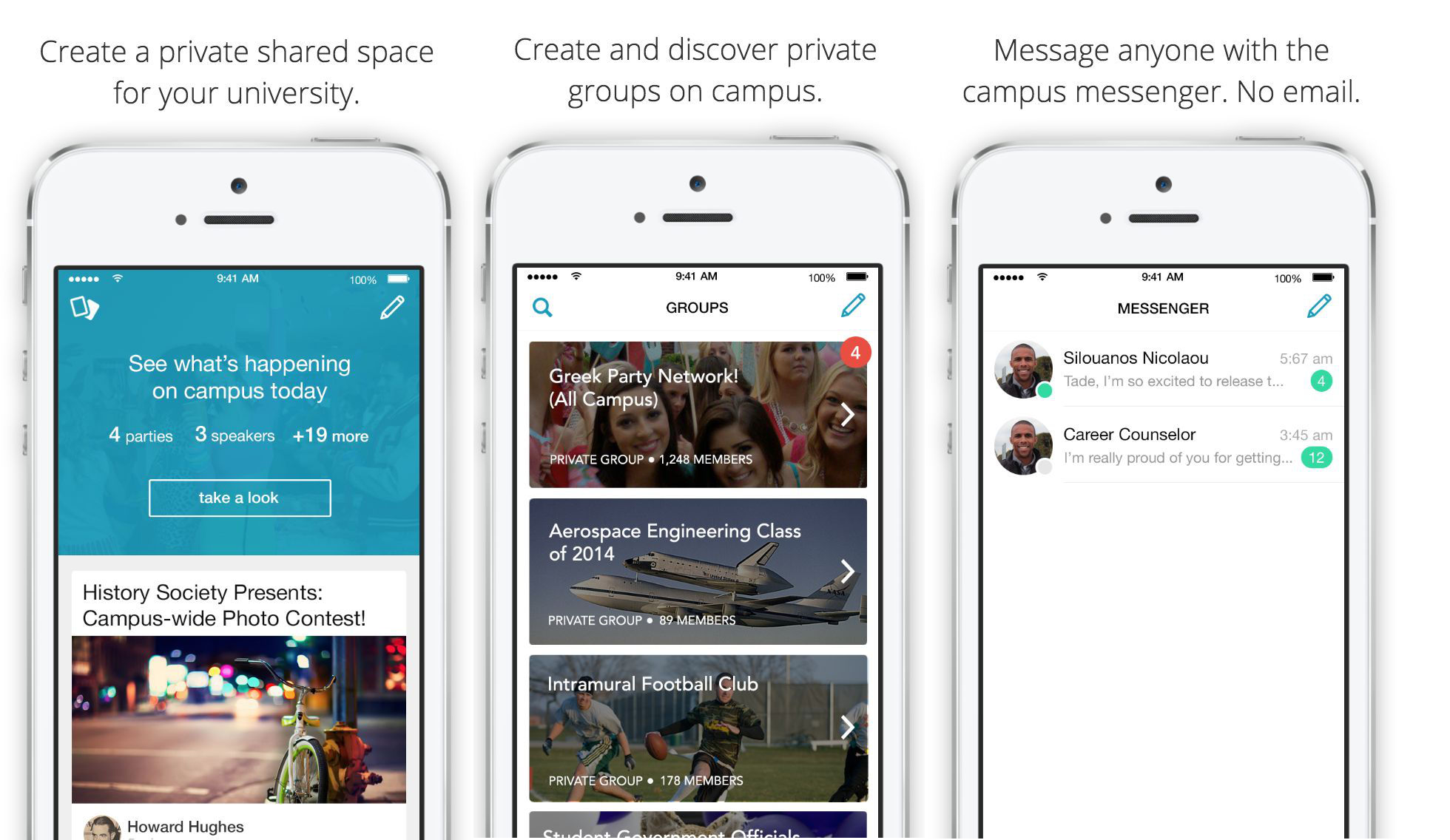 Group Chatting APP  For Stanford University (Gleepost)