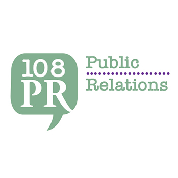 108 PR. Logo Design for a  Public Relations firm.
