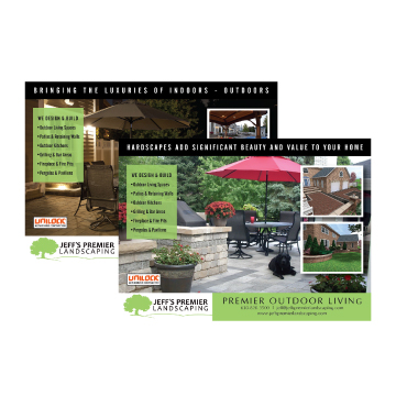 JP Landscaping Postcard