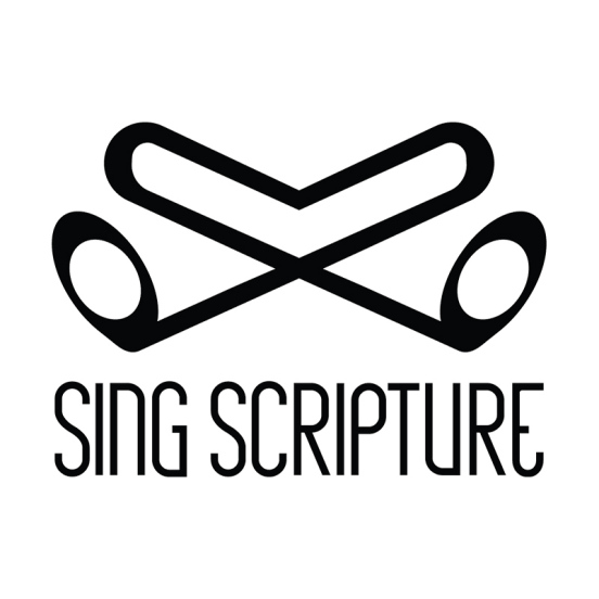 Sing Scripture music company logo design