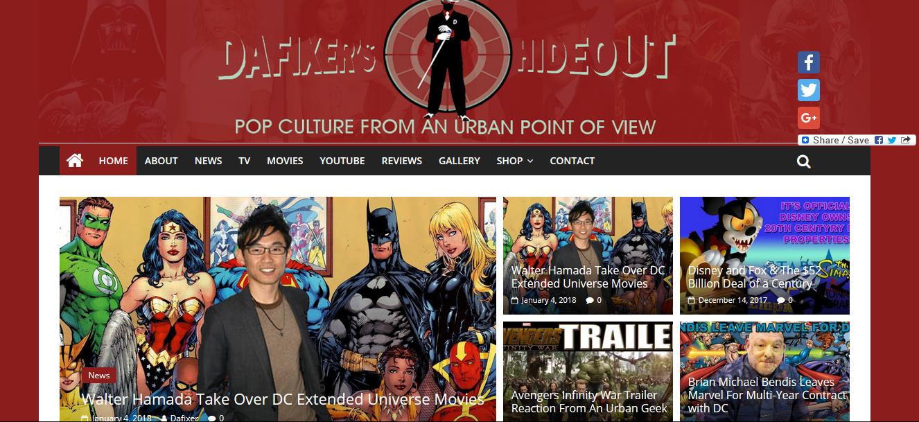 Dafixer's Hideout Pop Culture Blog