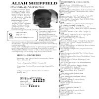 Aliah Sheffield - Creative Writer